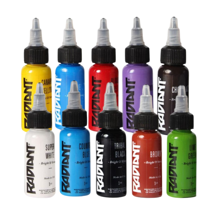 Radiant Colors Popular 10 Color 1oz Set