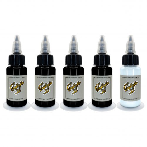 Superfine Tattoo Ink Graywash Set