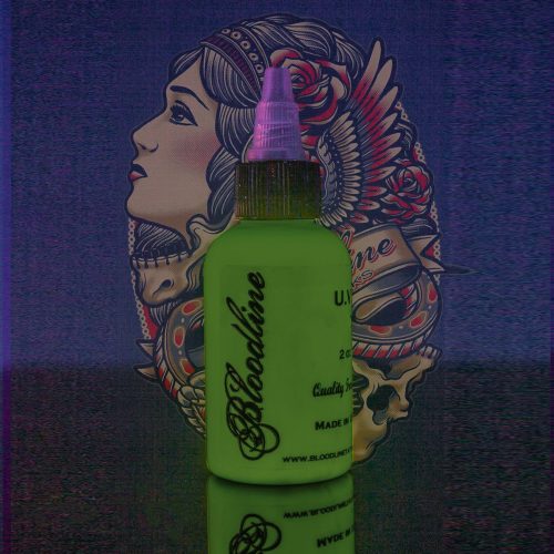 Bloodline UV Tattoo Ink - Split Pea 1oz