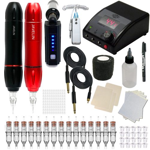 Tattoo Kit Professional Rotary Tattoo Machine Pen Kit With Cartridges  Needles Permanent Makeup Tattoo Machine Set For Body Art  Fruugo IN