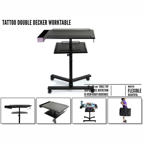 Tattoo Double Deck Worktable