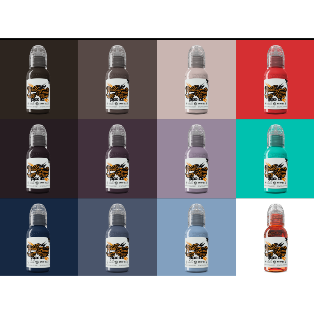 Santucci Skintone Set Tattoo Ink | 1oz by World Famous
