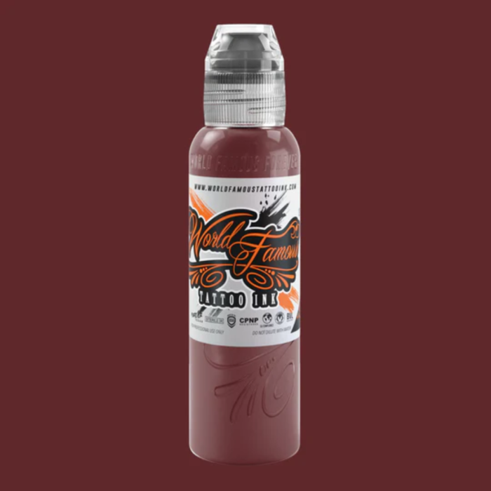 World Famous Tattoo Ink 4 Bottle Dima NBK Fire Red Set