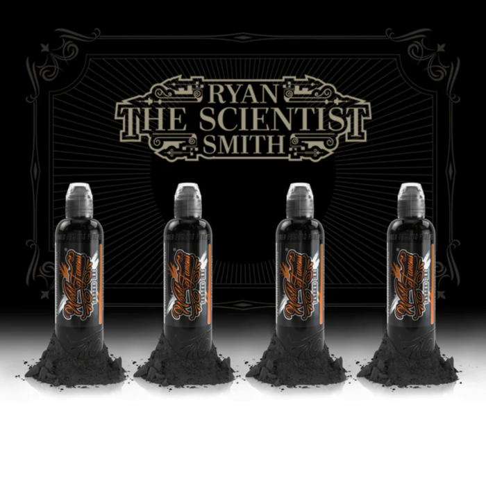 World Famous Tattoo Ink 4 Bottle Ryan Smith - Ornamental Ink Set