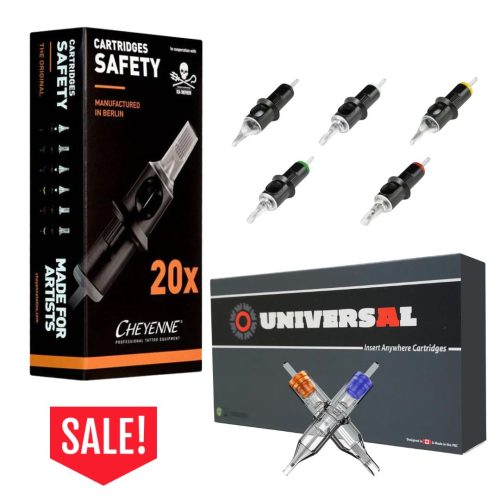 Overstock Safety Needle Cartridges Universal and Cheyenne