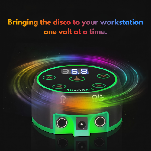 Aurora 2 Tattoo Power Supply Black Colors